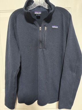 Patagonia Navy Half-Zip Fleece Pullover